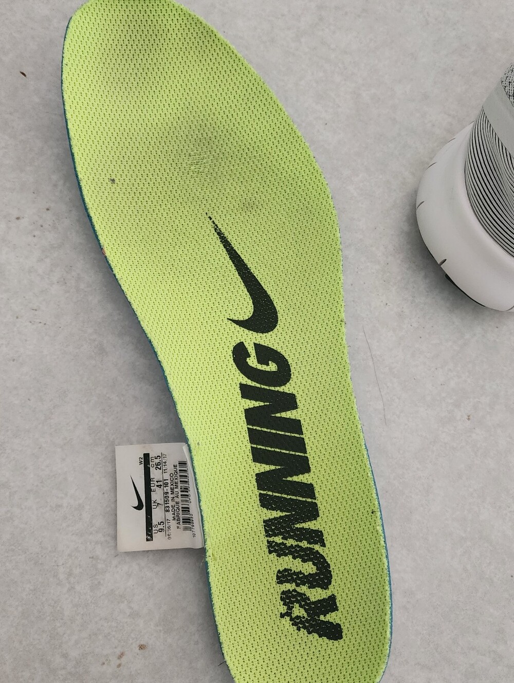 Nike Free Run Running Shoes Size 9.5 (831509) - Picture 8 of 12